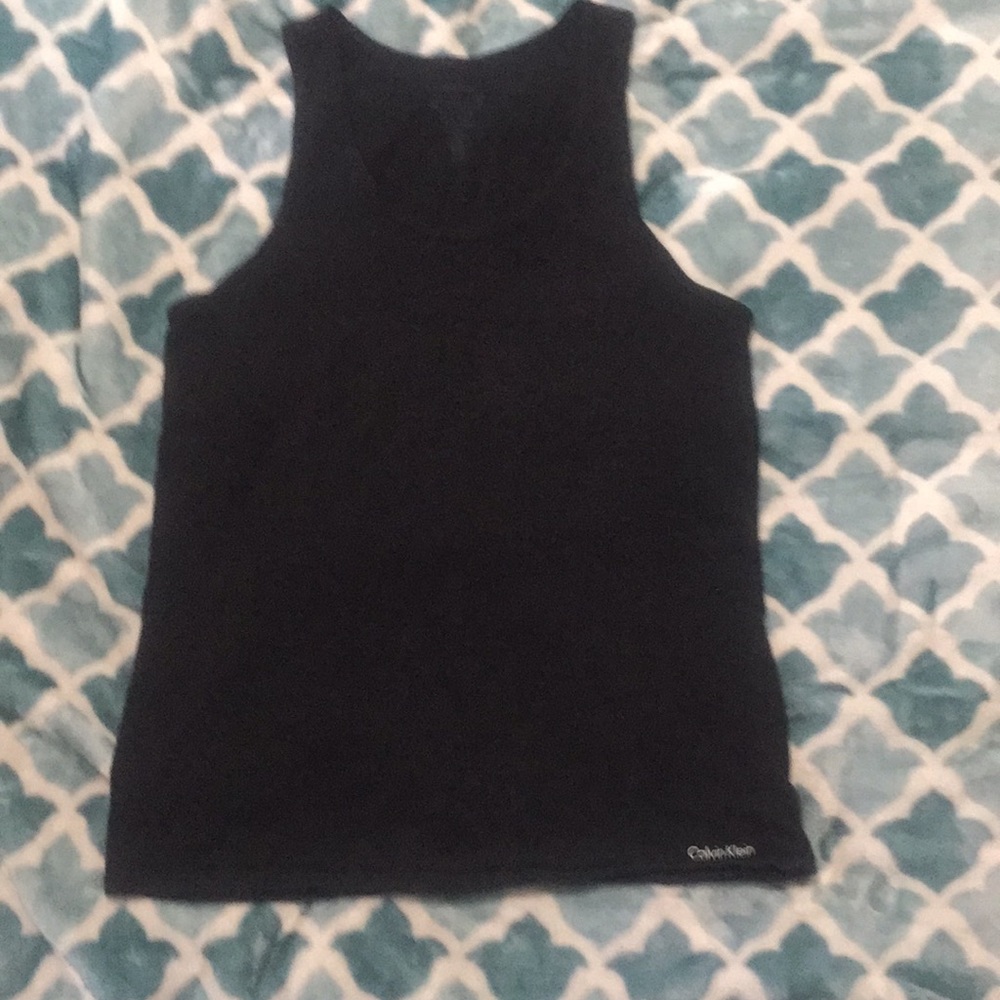 Medium black Calvin Klein tank top